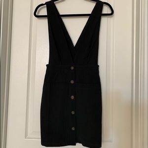 Black Overall Skirt
